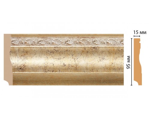 Плинтус напольный DECOMASTER 153-553 ДМ (95*12*2400 мм)
