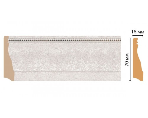 Плинтус напольный DECOMASTER 193-19D ДМ (70*16*2400 мм)