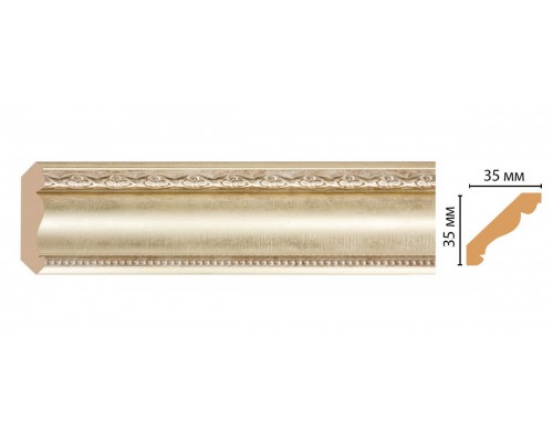 Плинтус потолочный DECOMASTER 155S-937 (35*35*2400мм)