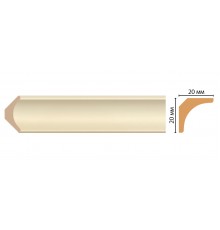 Плинтус потолочный DECOMASTER D133-61ДМ (20*20*2400мм)