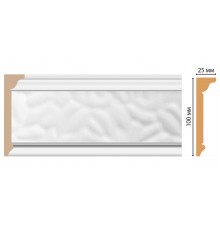 Плинтус потолочный DECOMASTER D215-114 (100*25*2400мм)
