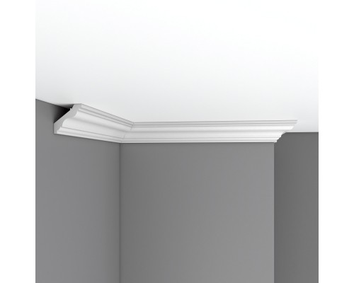 Плинтус потолочный гладкий DECOMASTER 96118F гибкий (50*50*2400мм)