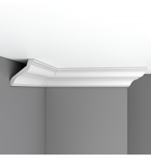 Плинтус потолочный гладкий DECOMASTER 96120F гибкий (80*85*2400мм)
