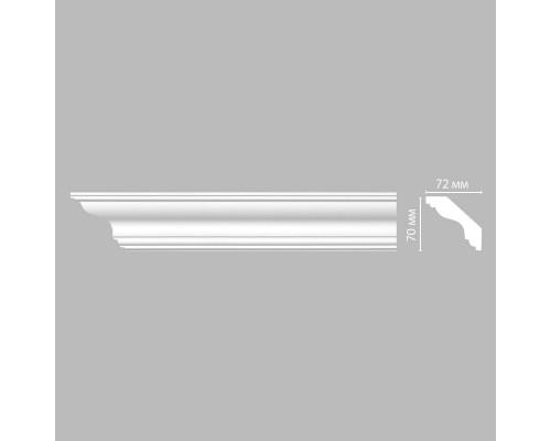 Плинтус потолочный гладкий DECOMASTER DP-339 (70*72*2400мм)