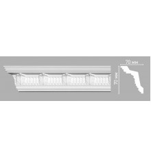 Плинтус потолочный с рисунком DECOMASTER 95017 (70х70х2400мм)