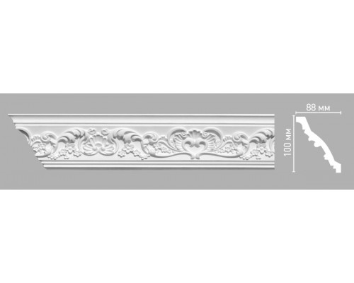 Плинтус потолочный с рисунком DECOMASTER 95786 (100х88х2400мм)