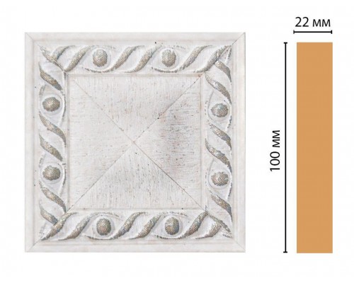 Вставка цветная DECOMASTER D207-42 (100*100*22мм)