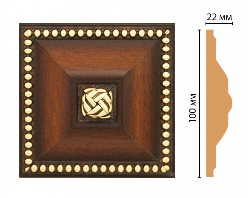 Вставка цветная DECOMASTER D209-51 (100*100*22мм)