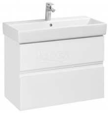 Roca A857640806 Oleta Тумба под умывальник подвесная, 2 ящика, 760х374х548 мм, Белый глянец A857640806