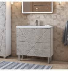 Тумба с раковиной Vigo Geometry 70 бетон