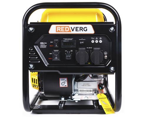 Генератор бензиновый инверторный открытого типа REDVERG RD-IG3500H-O