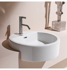 Laufen Living City Раковина 46х46х14 см, 1 отв., с дефектом, цвет: белый. 8.1343.1.000.104.1 с черной точкой