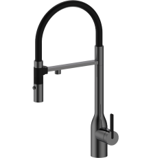 Смеситель для кухни Paulmark Magneto One Ma213188-GM вороненая сталь