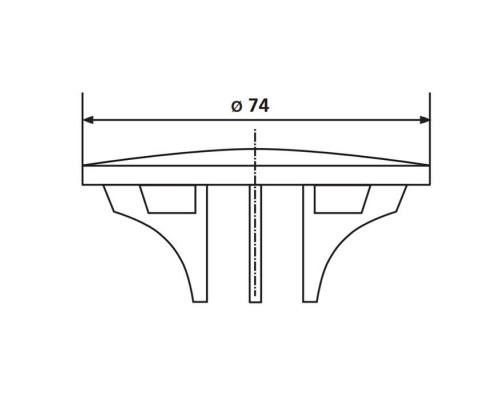 SANIT Декоративная крышка для сифона для поддона 821/50F, цвет: золото. 02.567.88..0000gold SANIT Декоративная крышка для сифона для поддона 821/50F, цвет: золото. 02.567.88..0000gold