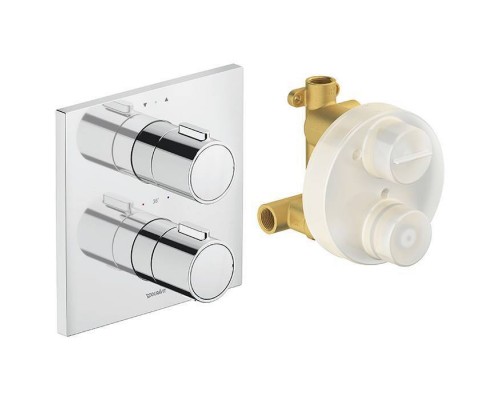 Duravit Thermostatic Смеситель для ванны, встраиваемый, термостатический, цвет: хром. TH4200007010