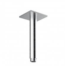 Almar 316 Stainless Steel Кронштейн для верхнего душа, потолочный, 10 см с квадратным отражателем, цвет: нержавеющая сталь брашированная AISI 316. E021100.316
