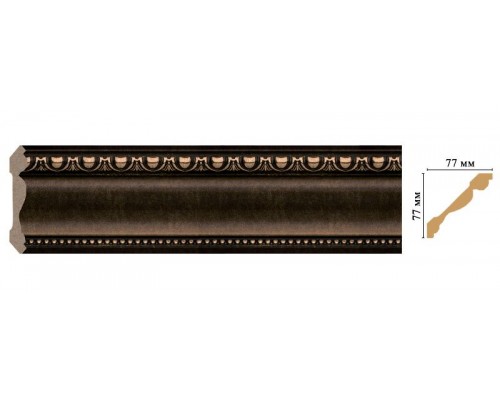 Плинтус потолочный DECOMASTER 154-56 (77*77*2400мм) Плинтус потолочный DECOMASTER 154-56 (77*77*2400мм)
