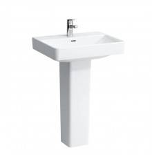 Laufen Pro S Раковина 60х46.5см., с пьедесталом, подвесная, с 1 отв., с переливом, цвет: белый. 8.1096.3.000.104.1,  8.1996.2.000.000.1