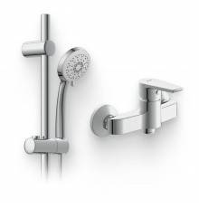 Душевой комплект Смеситель для душа Cersanit Vero 63062 хром + Гарнитур Vibe 63067 хром