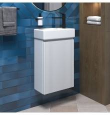 Тумба с раковиной Wellsee WC Area 221801000 40 см, цвет матовый белый