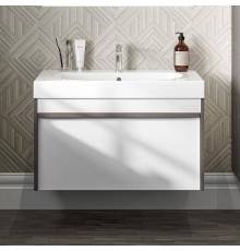 Тумба с раковиной Kerama Marazzi Modula 80 подвесная, арабика, с раковиной Buongiorno 80