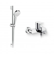 Душевой комплект Смеситель Hansgrohe Metris 31480000 + Гарнитур Croma Select S Vario 26562400