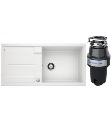 Комплект Мойка Blanco Metra XL 6S 515280 белая + Измельчитель KUCHENSTERN Muhle 350MU35