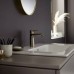 Hansgrohe Talis E Смеситель для раковины, 1 отв., без донного клапана, цвет: шлифованная бронза. 71712140