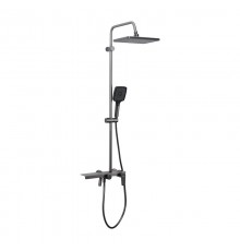 Душевая стойка Frap H203 F24203-9 оружейная сталь