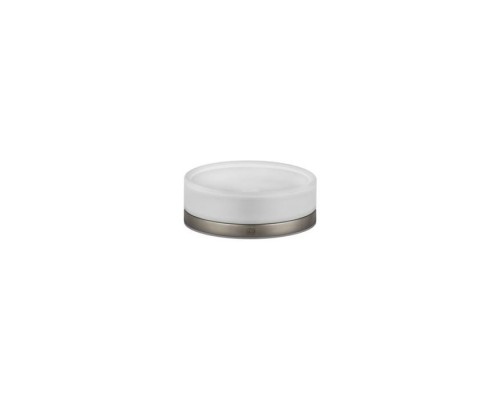 Gessi Emporio accessories Мыльница настольная, сатинированное стекло, цвет: Finox Brushed Nickel. 38827#149 Gessi Emporio accessories Мыльница настольная, сатинированное стекло, цвет: Finox Brushed Nickel. 38827#149