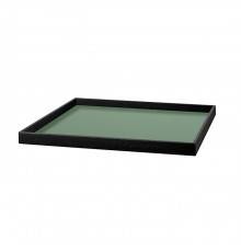 ADJ Поднос Mondo, 35x35xH3 см., цвет: эвкалипт/небесный. 0064.60/50