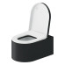 Duravit Millio Унитаз подвесной, 37х57см.,  декор Smooth, крепление в компл., цвет: темно-серый матовый. 250409FE