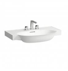 Laufen New Classic Раковина накладная 80х48х7.5см, с 3 отв., с переливом, с покрытием Clean Coat LCC, цвет белый. 8.1385.5.400.108.1