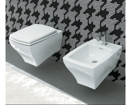 Artceram JAZZ Унитаз подвесной 54x36см c креплением, цвет: белый. JZV001 01 00