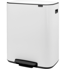 Мусорное ведро Brabantia Bo Pedal Bin 211447 30+30 л, белое