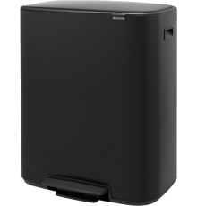 Мусорное ведро Brabantia Bo Pedal Bin 211508 30+30 л, черное