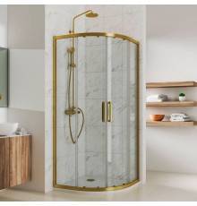 Душевой уголок Kubele DE018 RL-CLN-BR 100х100