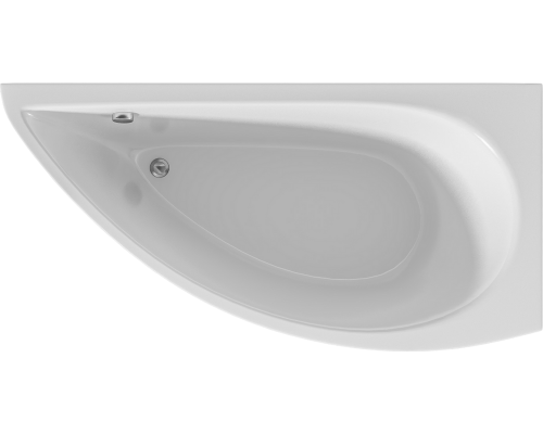 Акриловая ванна 1MarKa Piccolo R 150x75 см, угловая, с каркасом, асимметричная