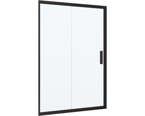 Душевая дверь в нишу Kubele DE019 D2-CLN-BLMT 160 см, профиль матовый черный