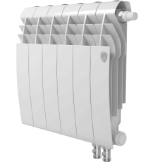 Радиатор биметаллический Royal Thermo BiLiner 350 VR, 6 секций, bianco traffico