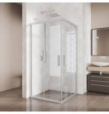 Душевой уголок Kubele DE019 SC-CLN-MT 110 см, профиль матовый хром