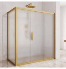 Душевой уголок Kubele DE019 R3-MAT-BR 140х90 см, профиль бронза