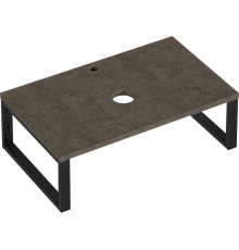 Столешница 1MarKa Grunge Loft 80 бетон темно-серый