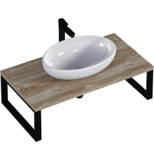 Столешница с раковиной 1MarKa Grunge Loft 90 дуб намибия