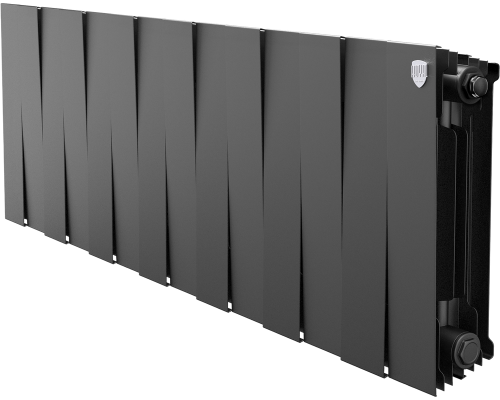 Радиатор биметаллический Royal Thermo Piano Forte 300 noir sable, 14 секций