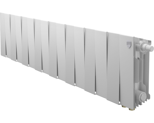 Радиатор биметаллический Royal Thermo Piano Forte 200 VDR bianco traffico, 16 секций