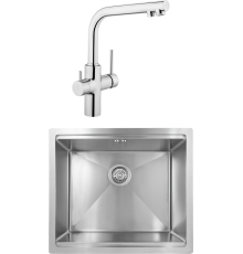 Комплект Мойка кухонная Kaiser KSM-5548 + Смеситель VitrA Split A42144EXP