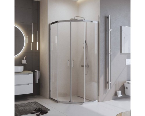 Душевой уголок BelBagno Uno 195 P 2 90 C Cr стекло прозрачное Душевой уголок BelBagno Uno 195 P 2 90 C Cr стекло прозрачное