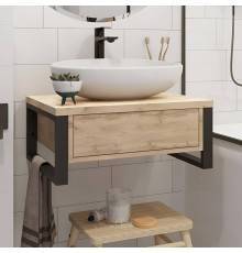 Тумба с раковиной 1MarKa Grunge Loft 60П дуб вотан