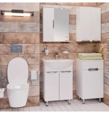 Мебель для ванной комнаты Emmy Милли 60 белая глянцевая